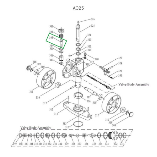 Шток нагнетательный для гидравлических тележек JC20 по ценам производителя в Уфе с доставкой по всей России