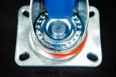 Колесо поворотное резина SRCLb 42 100 мм с тормозом (F) купить в Москве с доставкой по всей России | ProtosMarket.ru