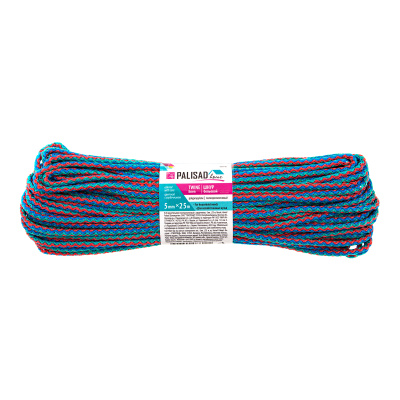 Шнур бельевой полипропиленовый с сердечником, 5 мм L 25 м, цветной, Home Palisad по ценам производителя в Уфе с доставкой по всей России