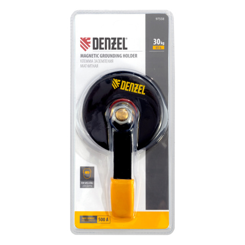 Клемма заземления магнитная для сварочных работ 65 LB Denzel по ценам производителя в Уфе с доставкой по всей России