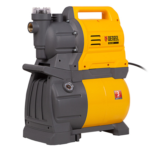 Насосная станция PSХ1300, Х-Pro, 1300 Вт, 4500 л/ч, ресивер 24 л, подъем 48 м Denzel по ценам производителя в Уфе с доставкой по всей России