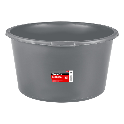 Таз круглый строительный усиленный, 90 л Matrix по ценам производителя в Уфе с доставкой по всей России