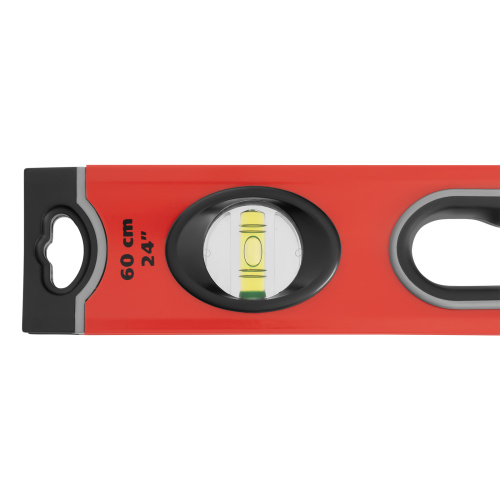 Уровень алюминиевый, 600 мм, 3 глазка, ударопрочные заглушки, двухкомпонентные ручки Matrix ProFI по ценам производителя в Уфе с доставкой по всей России