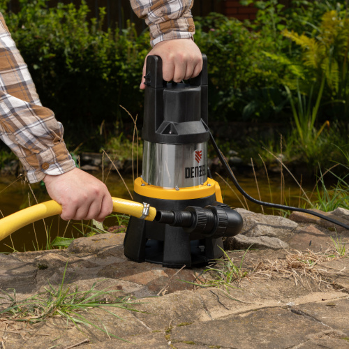 Дренажный насос DP1400X, 1400 Вт, подъем 11 м, 25000 л/ч Denzel по ценам производителя в Уфе с доставкой по всей России