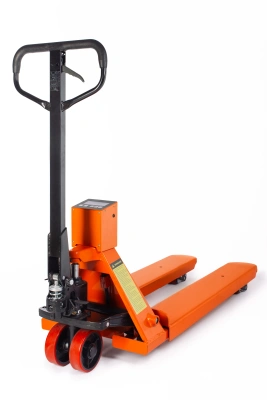 Тележка гидравлическая с весами неповоротный дисплей 2000 кг 1150 мм полиуретановые колеса TOR CBY-CW2