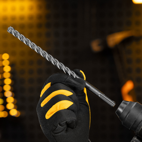 Бур по бетону, цельная крестовая пластина, 10x215 мм, SDS PLUS Denzel по ценам производителя в Уфе с доставкой по всей России