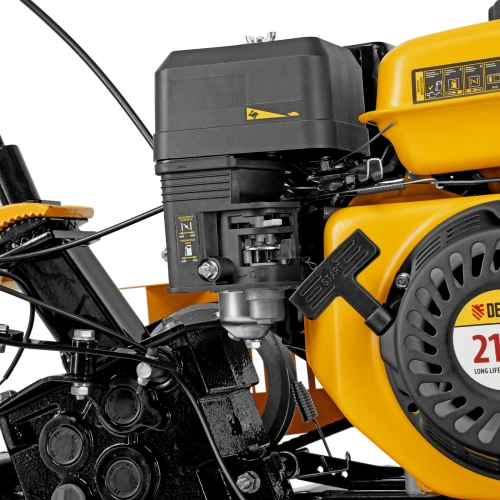 Мотоблок DPT-370S, 7 л.с., ремен.сцеп, фрез 3х4, ШОМ, передачи 3В/1Н Denzel по ценам производителя в Уфе с доставкой по всей России