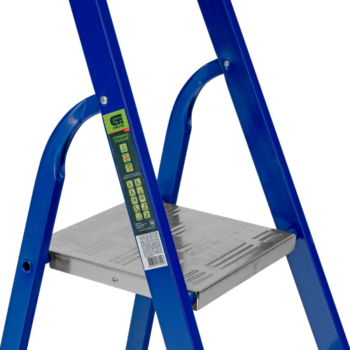 Стремянка, 5 ступеней, стальной профиль, алюминиевые ступени Сибртех по ценам производителя в Уфе с доставкой по всей России