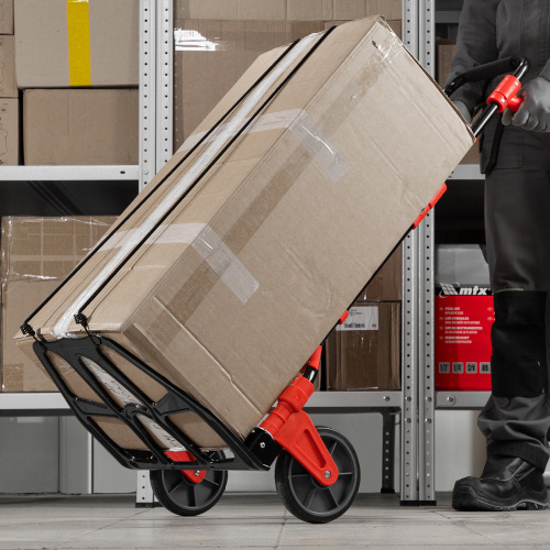 Тележка хозяйственная, складная, 2 колесная, грузоподъемность 150 кг Matrix по ценам производителя в Уфе с доставкой по всей России