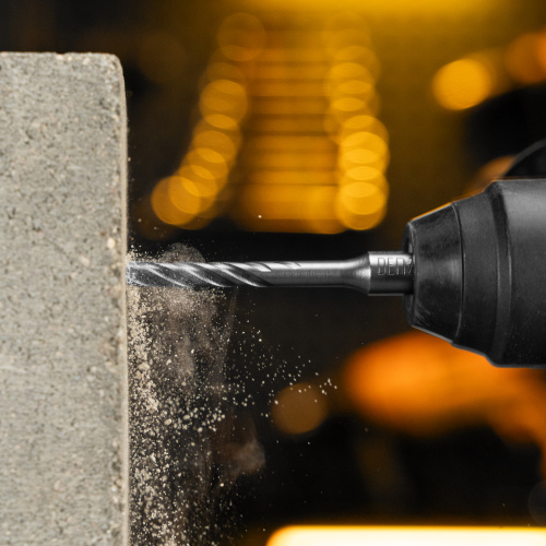 Бур по бетону, цельная крестовая пластина, 6x115 мм, SDS PLUS Denzel по ценам производителя в Уфе с доставкой по всей России