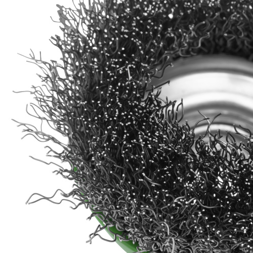 Щетка для УШМ, 65 мм, М14, "чашка", витая проволока 0.3 мм Сибртех по ценам производителя в Уфе с доставкой по всей России