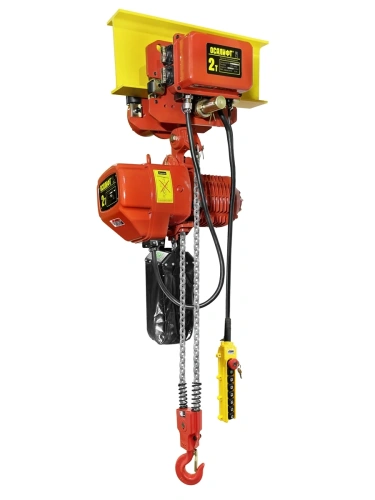 2т 3м таль цепная ТЭЦ OCALIFT 02-02s 380в передвижная по ценам производителя в Уфе с доставкой по всей России