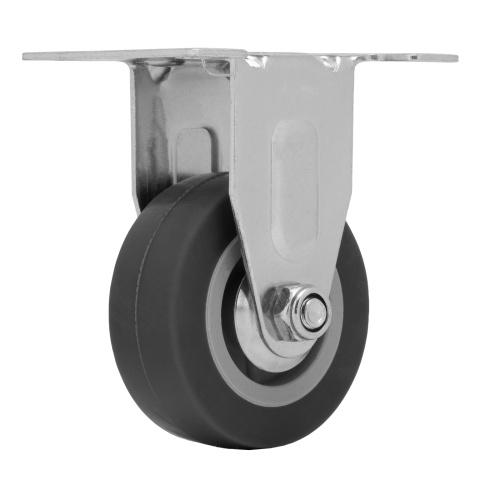 Колесо неповоротное D 50 мм, крепление  платформенное Сибртех по ценам производителя в Уфе с доставкой по всей России