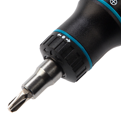 Отвертка реверсивная с револьверным механизмом, 11 шт, сталь S2 Gross по ценам производителя в Уфе с доставкой по всей России