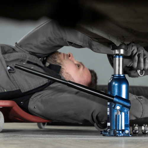 Домкрат гидравлический бутылочный, 6 т, h подъема 207-404 мм, в пластиковом кейсе Stels по ценам производителя в Уфе с доставкой по всей России