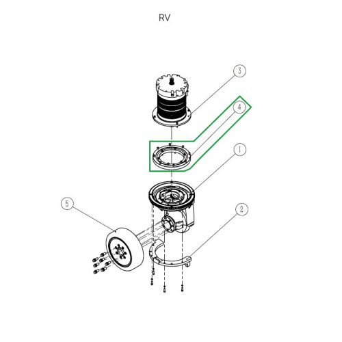 Опорно-поворотный подшипник редуктора для ричтрака RV (внутренний d 200 мм) по ценам производителя в Уфе с доставкой по всей России