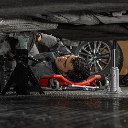 Домкрат гидравлический бутылочный, 2 т, h подъема 158-308 мм Matrix по ценам производителя в Уфе с доставкой по всей России