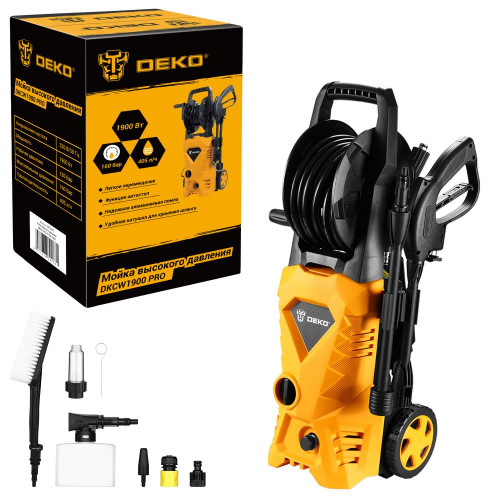 Мойка высокого давления DEKO DKCW1900 PRO по ценам производителя в Уфе с доставкой по всей России
