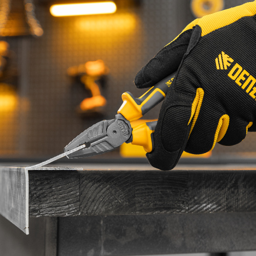 Плоскогубцы комбинированные 165 мм, трехкомпонентные рукоятки Denzel по ценам производителя в Уфе с доставкой по всей России