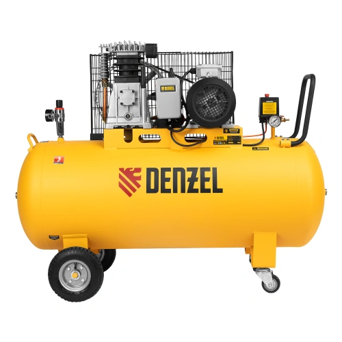 Компрессор воздушный BCI3000-T/200, ременный привод , 3.0 кВт, 200 литров, 530 л/мин Denzel по ценам производителя в Уфе с доставкой по всей России