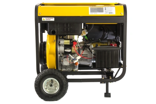 Генератор дизельный DD6300Е, 5.0 кВт, 220 В/50 Гц, 15 л, электростартер Denzel по ценам производителя в Уфе с доставкой по всей России