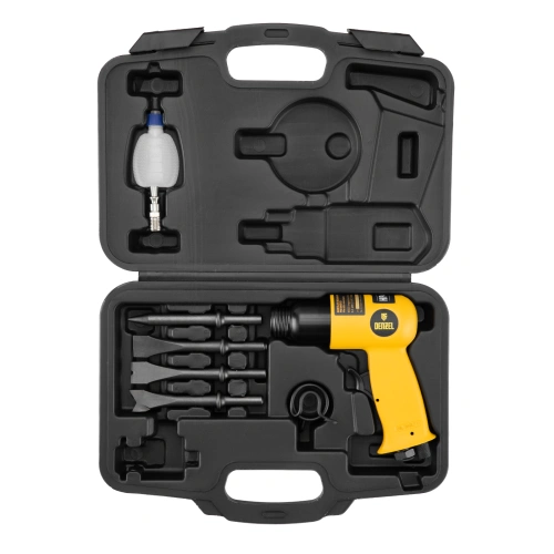 Пневматический молоток НР4500 + набор насадок, 113 л/мин, 4500 уд/мин Denzel по ценам производителя в Уфе с доставкой по всей России