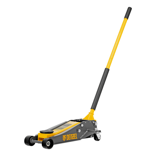 Домкрат гидравлический подкатной, 3 т, 125-470 мм, быстрый подъем, проф. Denzel по ценам производителя в Уфе с доставкой по всей России