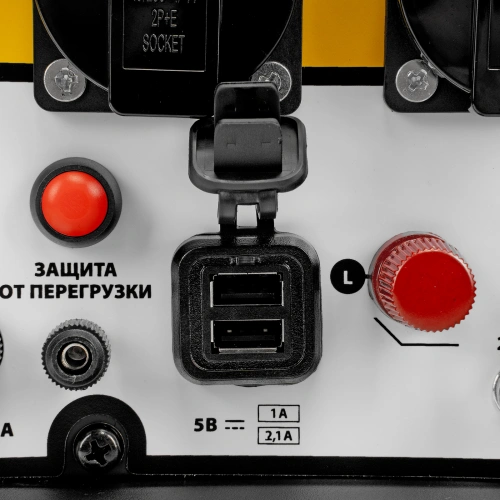 Генератор инверторный GS-5500iSE, 5,5 кВт, 230 В, закрытый корпус,электростартер Denzel по ценам производителя в Уфе с доставкой по всей России