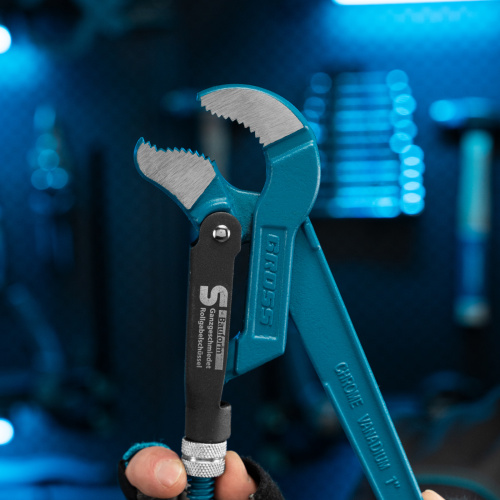 Ключ трубный рычажный 1, №1, цельнокованый, CrV, тип "S" Gross по ценам производителя в Уфе с доставкой по всей России