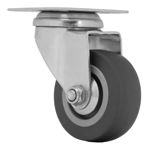 Колесо поворотное D 50 мм, крепление  платформенное Сибртех по ценам производителя в Уфе с доставкой по всей России