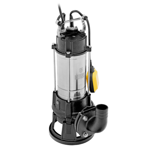 Фекальный насос FP1800-KS, 1800 Вт, напор 17 м, 26000 л/ч, нож-измельчитель Denzel по ценам производителя в Уфе с доставкой по всей России