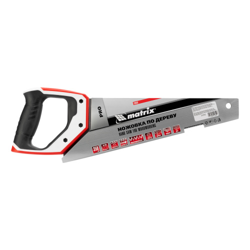 Ножовка по дереву для точных пильных работ, 350 мм, каленый зуб 3D, 14 TPI, трехкомпонентная рукоятка, Pro Matrix по ценам производителя в Уфе с доставкой по всей России