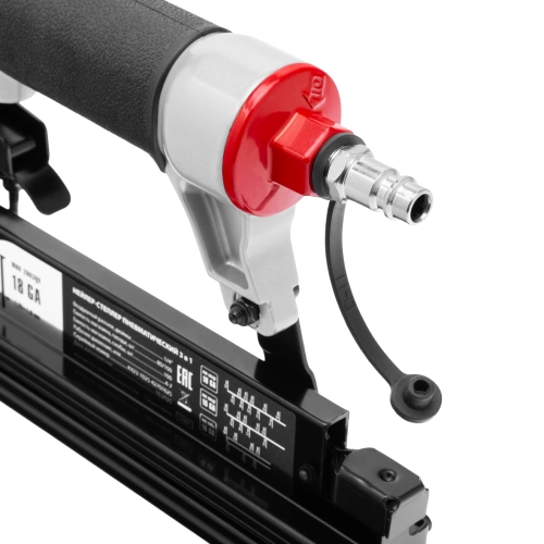 Нейлер-степлер пневматический 3 в 1, с регулировкой глубины забивания, гвозди 18GA, гвозди 16GA, скобы 18 GA Matrix по ценам производителя в Уфе с доставкой по всей России