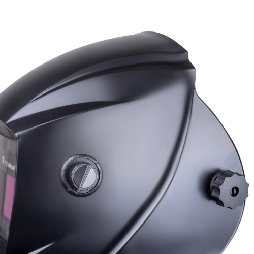 Маска сварщика АЛМАЗ черная (3700V) без коробки (пр-во FoxWeld/КНР) по ценам производителя в Уфе с доставкой по всей России