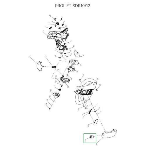 Замок включения питания для штабелеров SDR1030/1235, SDR1545S, для тележек SD15 по ценам производителя в Уфе с доставкой по всей России