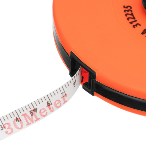 Рулетка геодезическая, 30 м х 12,5 мм, лента ПВХ, закрытый круглый корпус Sparta по ценам производителя в Уфе с доставкой по всей России