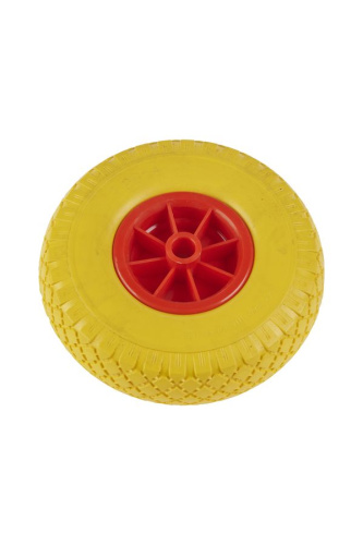 Колесо литое полиуретановое 260 мм PU 1805-2 с пластиковым ободом (без подшипника) по ценам производителя в Уфе с доставкой по всей России