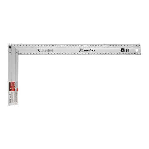 Угольник, 450 мм, алюминиевый, литой Matrix по ценам производителя в Уфе с доставкой по всей России