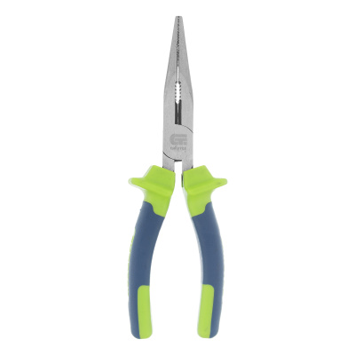 Длинногубцы прямые, 180 мм, двухкомпонентные рукоятки Сибртех по ценам производителя в Уфе с доставкой по всей России