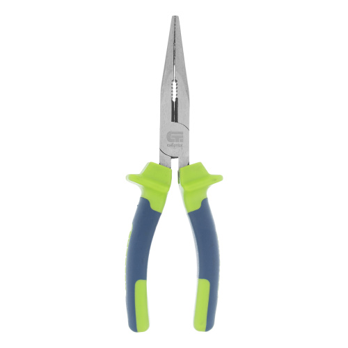 Длинногубцы прямые, 180 мм, двухкомпонентные рукоятки Сибртех по ценам производителя в Уфе с доставкой по всей России