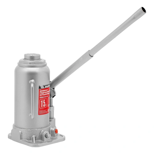 Домкрат гидравлический бутылочный, 15 т, высота подъема 230-460 мм Matrix по ценам производителя в Уфе с доставкой по всей России