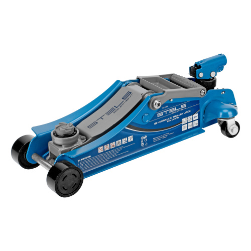 Домкрат гидравлический подкатной, поворотная рукоятка, 2 т, Low Profile, 100-350 мм Stels по ценам производителя в Уфе с доставкой по всей России