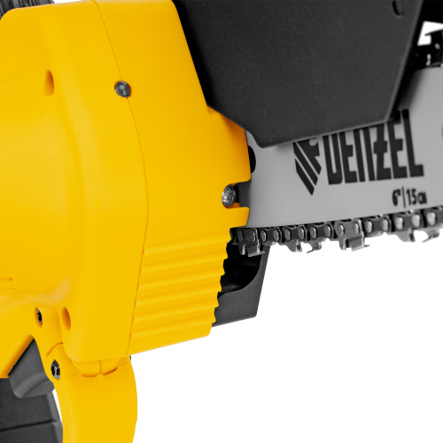 Цепная мини-пила аккумуляторная бесщет., CCS-150, шина 150 мм, Li-Ion, 20 В Denzel по ценам производителя в Уфе с доставкой по всей России