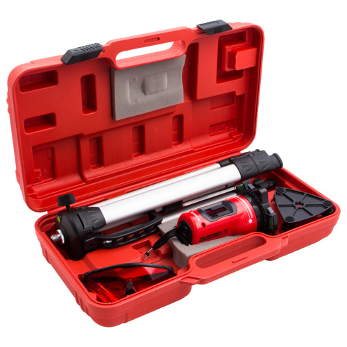 Лазерный уровень самовыравнивающийся, 150 мм, штатив 1150 мм, набор в пластиковом кейсе Matrix по ценам производителя в Уфе с доставкой по всей России