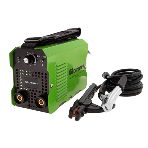 Инверторный аппарат дуговой сварки ИДС-170K, 170 А, ПВ 80%, диаметр электрода 1,6-3,2 мм Сибртех по ценам производителя в Уфе с доставкой по всей России