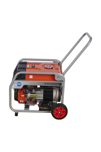 Генератор бензиновый 3,3 кВт 220В 16 л с электростартером и колесами TOR KM4800H по ценам производителя в Уфе с доставкой по всей России