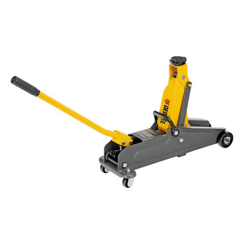 Домкрат гидравлический подкатной, 2 т, 135-385 мм, в пласт. кейсе Denzel по ценам производителя в Уфе с доставкой по всей России