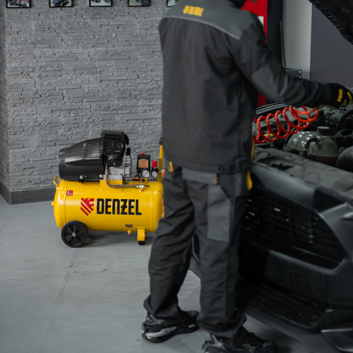 Компрессор воздушный прям. привод DCV1800/50, 1,8 кВт, 50 литров, 320 л/мин Denzel по ценам производителя в Уфе с доставкой по всей России
