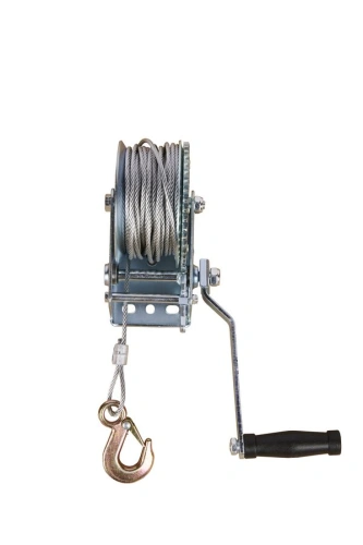Лебедка ручная барабанная с тросом  400кг  20м оцинкованная TOR FD по ценам производителя в Уфе с доставкой по всей России
