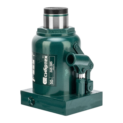 Домкрат гидравлический бутылочный, 50 т, 245-385 мм Сибртех по ценам производителя в Уфе с доставкой по всей России